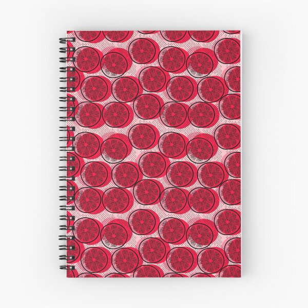 Item preview, Cut pink grapefruits seamless pattern designed and sold by maystra.
