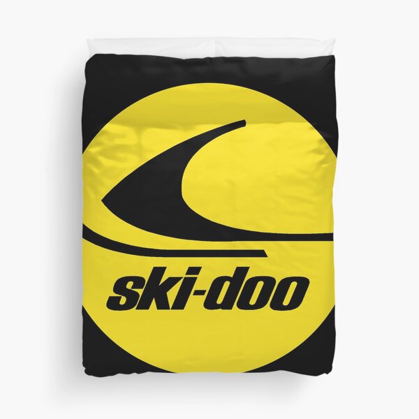 Ski Doo vintage Snowmobiles Duvet Cover