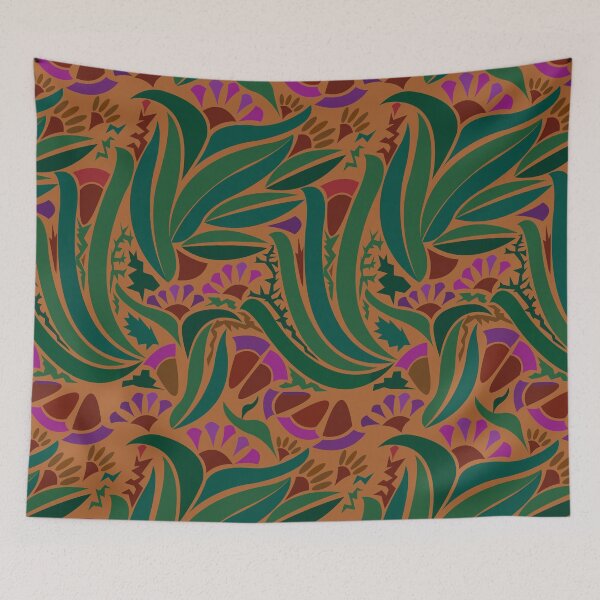 Item preview, Australiana Abstract - on rusty tan designed and sold by Julia Marshall Felix.