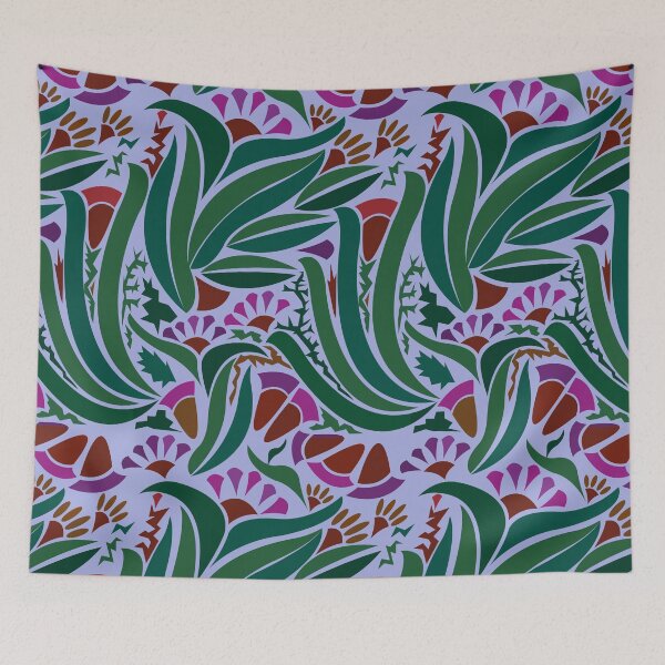 Item preview, Australiana Abstract - on light purple designed and sold by Julia Marshall Felix.
