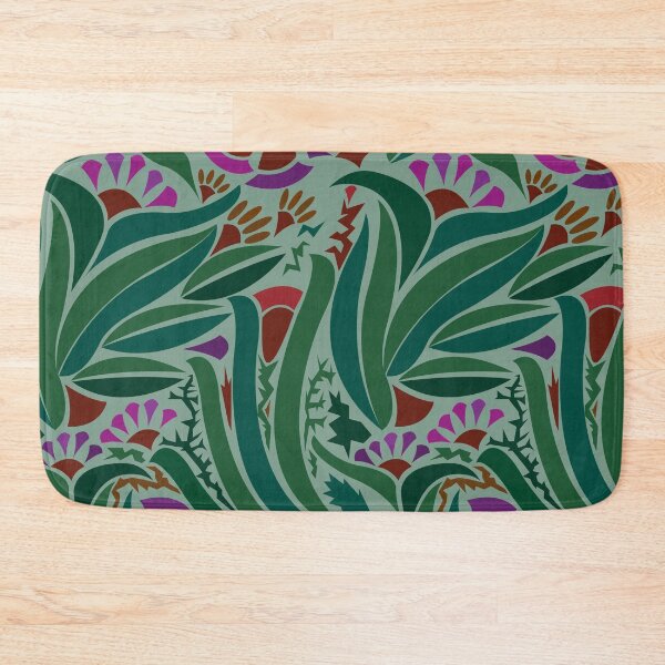 Item preview, Australiana Abstract - on grey-green designed and sold by Julia Marshall Felix.