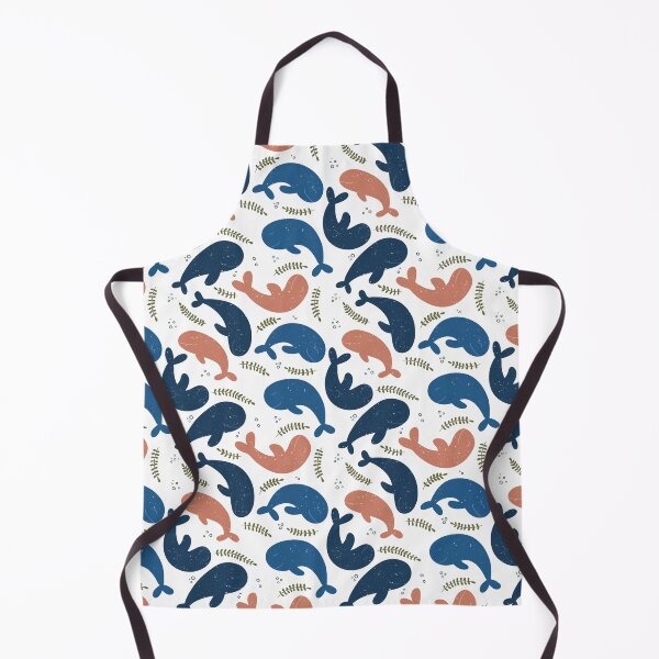 Item preview, Funny Whale Pattern Dark designed and sold by HeartPieces.