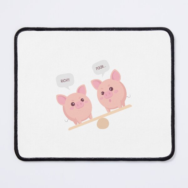 Item preview, Piggy Pig see saw rich or poor designed and sold by RunSumErrands.