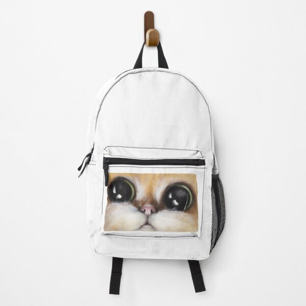 Item preview, Persian cat face watercolour painting designed and sold by Funsize-Art.
