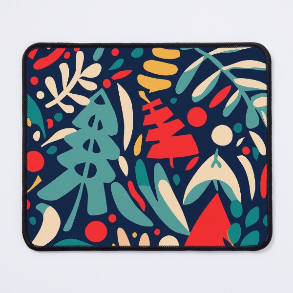 Item preview, Matisse Christmas Trees Pattern designed and sold by patterncrow.