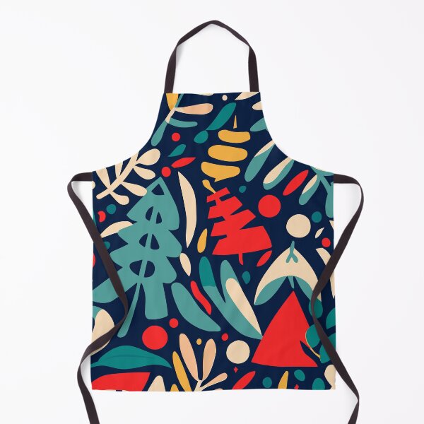 Item preview, Matisse Christmas Trees Pattern designed and sold by patterncrow.