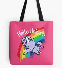 Bolsa de tela Hola Unicornio