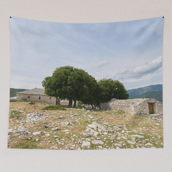 Item preview, The Chapel and Kastro ossuary. . Kastro views 15 designed and sold by Jouko Lehto Photography.