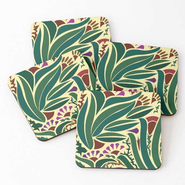 Item preview, Australiana Abstract - on creamy yellow designed and sold by Julia Marshall Felix.