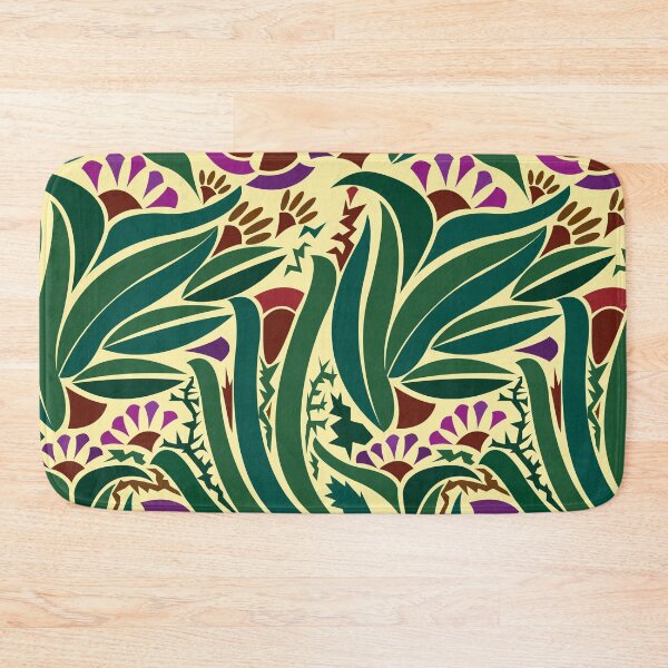 Item preview, Australiana Abstract - on creamy yellow designed and sold by Julia Marshall Felix.