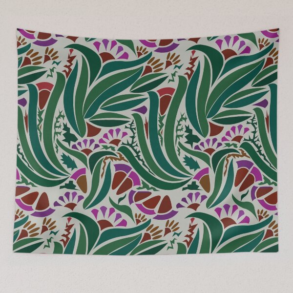 Item preview, Australiana Abstract - on pale grey designed and sold by Julia Marshall Felix.