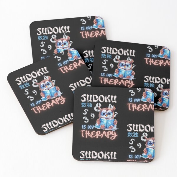 Item preview, Owl Sudoku, Sudoku Is My Therapy, Sudoku Player Gift, Sudoku Game, Sudoku Lover, Puzzle, Board Games, Owl with glasses designed and sold by PupilLove.