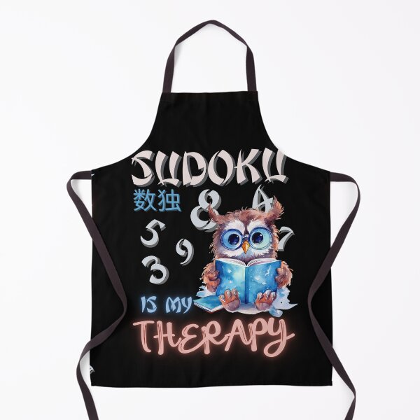 Item preview, Owl Sudoku, Sudoku Is My Therapy, Sudoku Player Gift, Sudoku Game, Sudoku Lover, Puzzle, Board Games, Owl with glasses designed and sold by PupilLove.
