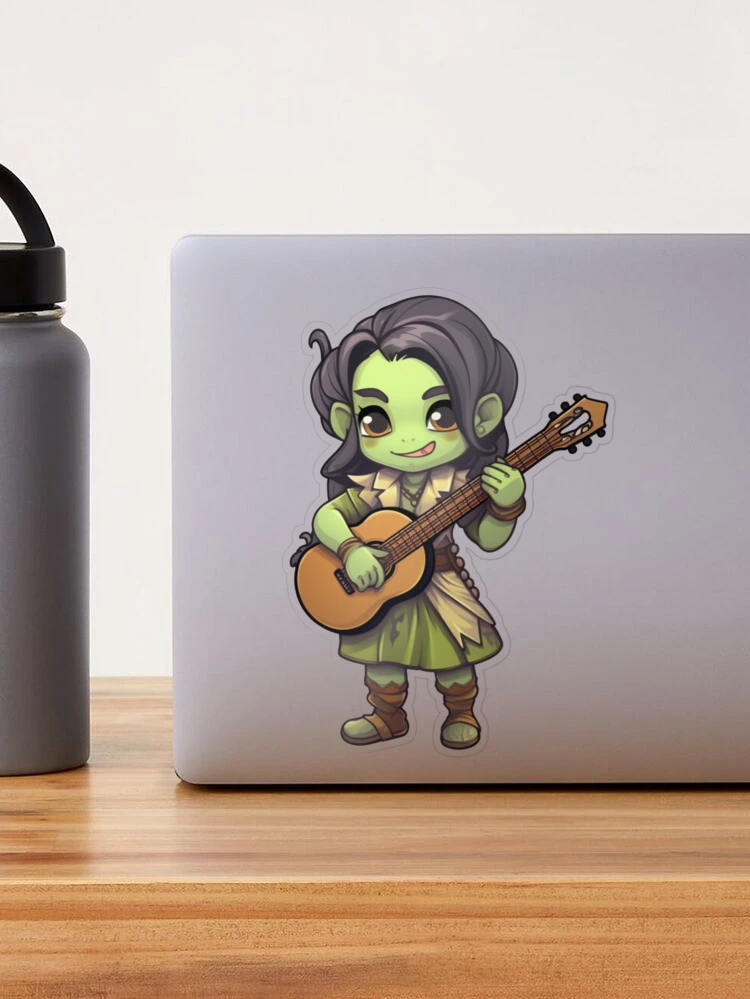 D&D Female Warrior Sticker for Sale by TellezStickers