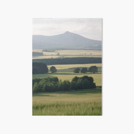 Bennachie and Barley 2 Art Board Print