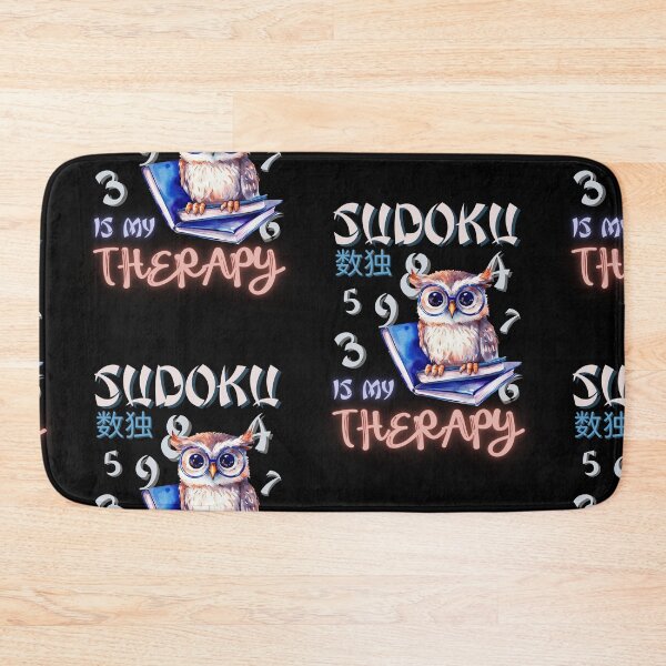 Item preview, Brown Owl Sudoku, Sudoku Is My Therapy, Sudoku Player Gift, Sudoku Game, Sudoku Lover, Puzzle, Board Games designed and sold by PupilLove.
