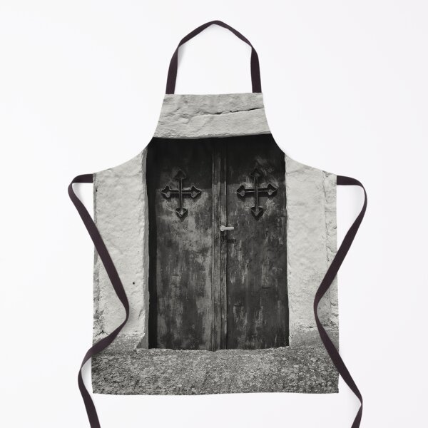 Item preview, The Door of the Church Kastro views 18 bw designed and sold by Jouko Lehto Photography.