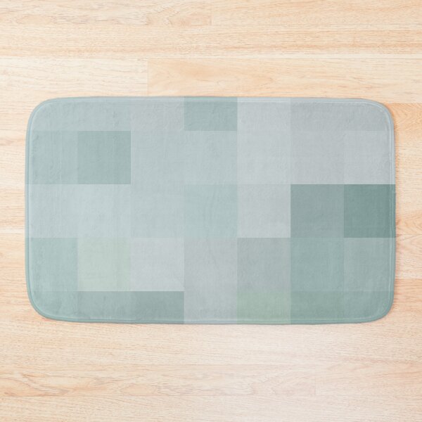 Item preview, Coastal Colors Beach House Décor Squares Mosaic Abstract Ocean 2 of 4 designed and sold by Beachy.