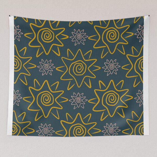 Item preview, Abstract Sunflower Dark designed and sold by HeartPieces.
