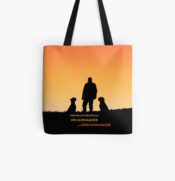 Mehr als ein Schnauzer Allover-Print Tote Bag