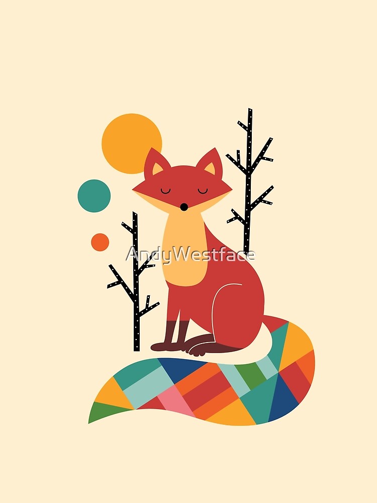 Thumbnail 5 von 5, Grafik T-Shirt, Regenbogenfuchs designt und verkauft von AndyWestface.