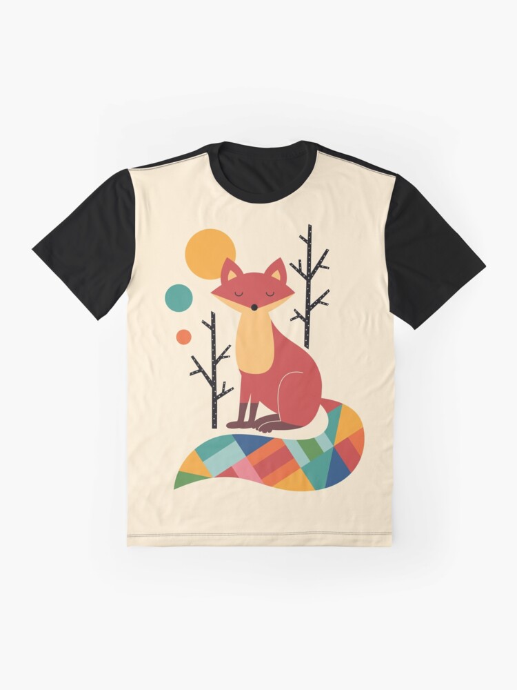 Thumbnail 4 von 5, Grafik T-Shirt, Regenbogenfuchs designt und verkauft von AndyWestface.