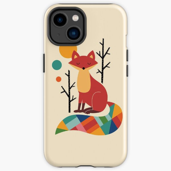 Rainbow Fox iPhone Tough Case