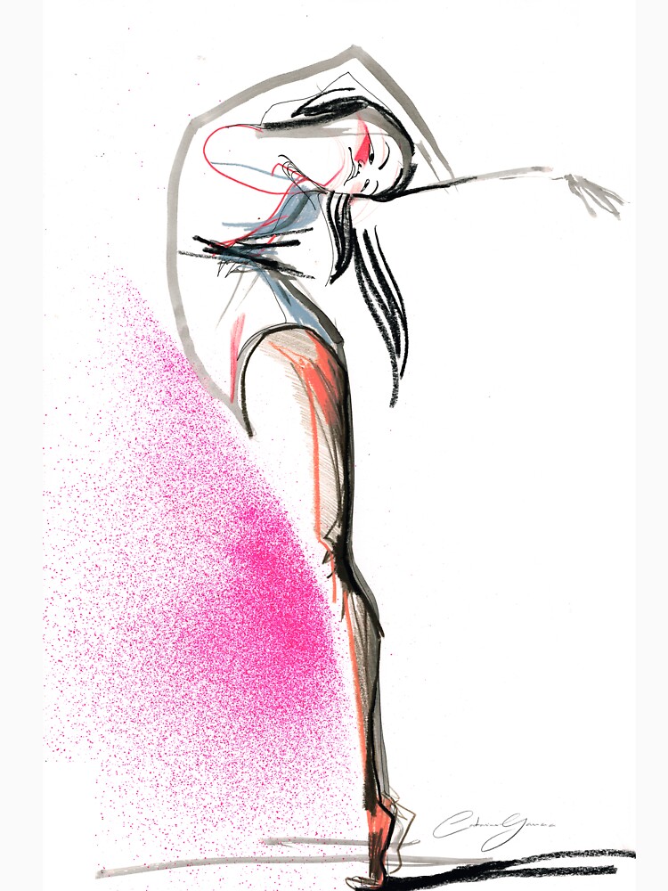 Expressive Dance Drawing by CatarinaGarcia