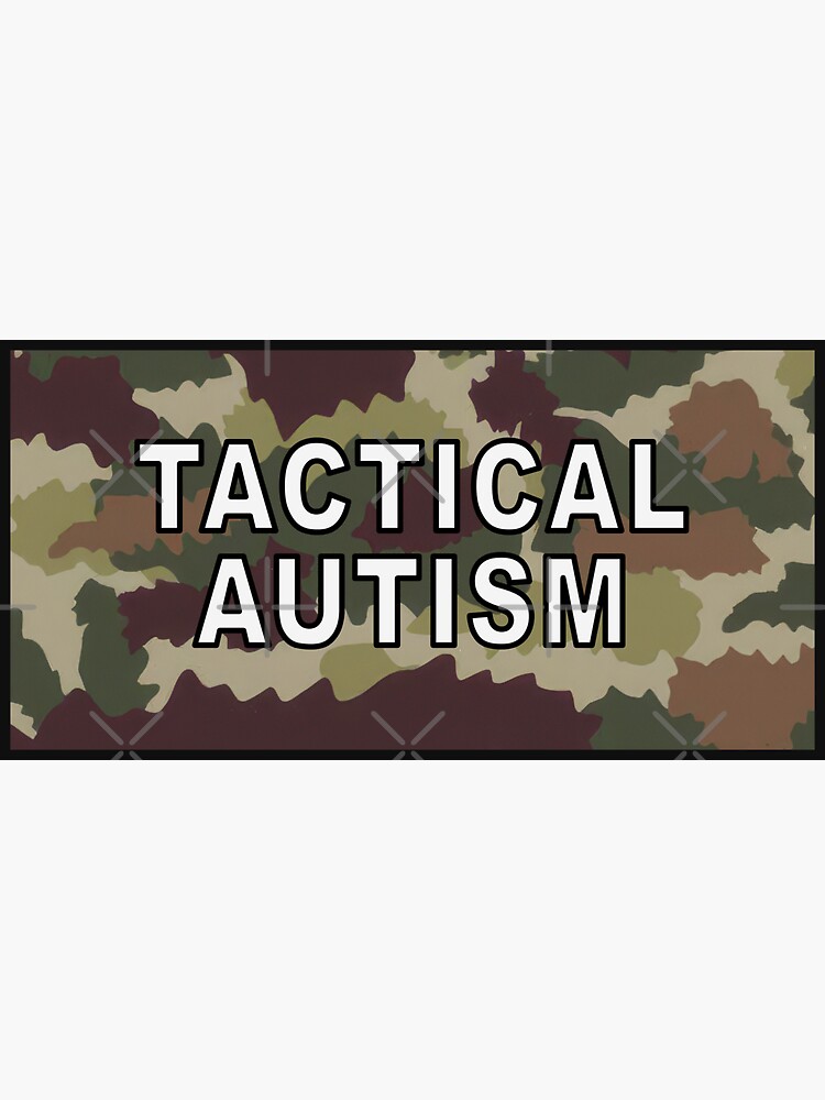 Imagen 3 de 3, Pegatina con la obra Autismo táctico, diseñada y vendida por 7ldo.
