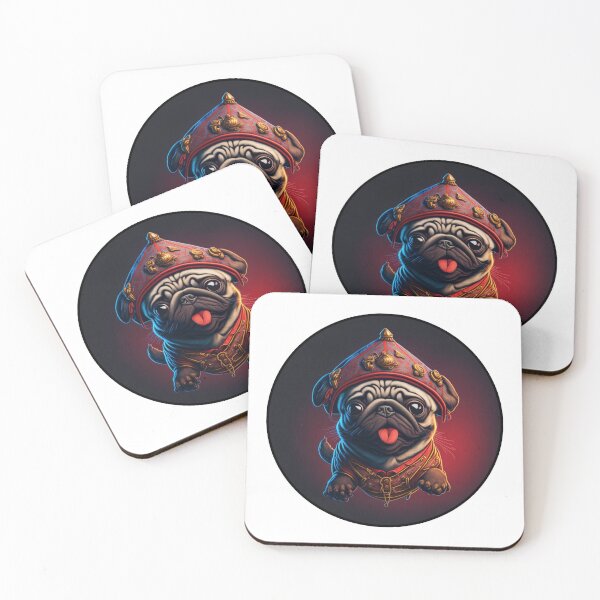 Item preview, Pirate jumping pug designed and sold by Pug-Obsession.