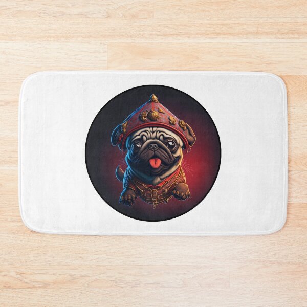 Item preview, Pirate jumping pug designed and sold by Pug-Obsession.