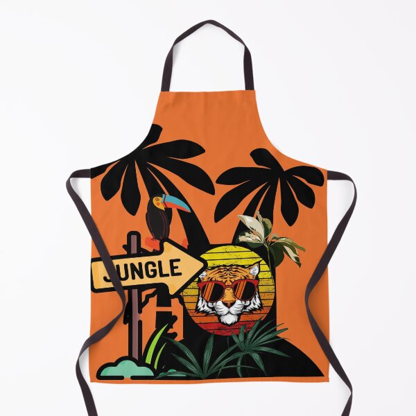 Item preview, In the jungle the tiger sleeps tonight with his bird and sunglasses for girls and boys ani animal lover designed and sold by sweetees4u.