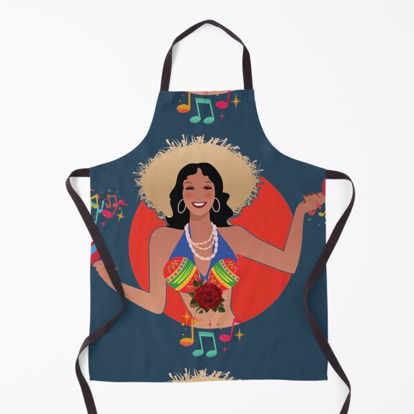 Item preview, Beautiful girl shaking her maraca's  with colorful musical notes designed and sold by sweetees4u.