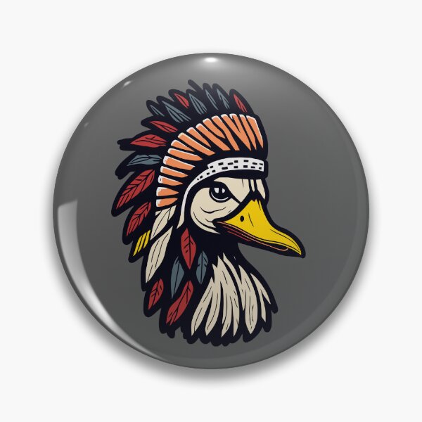 Item preview, Duck in Native American attire designed and sold by TirrellColister.