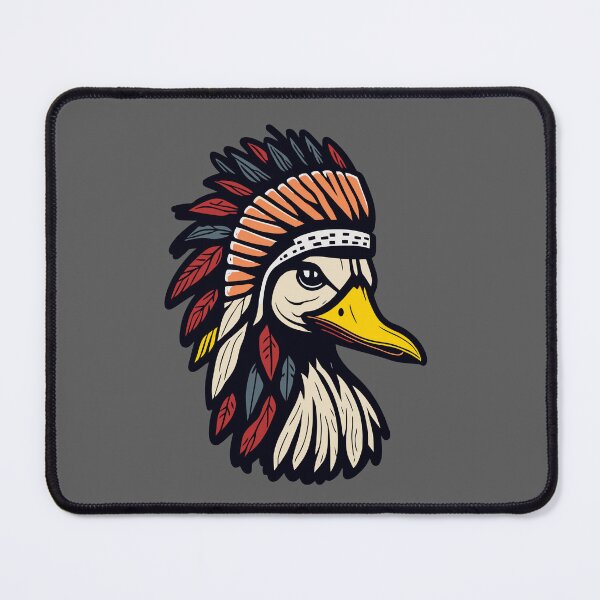Item preview, Duck in Native American attire designed and sold by TirrellColister.