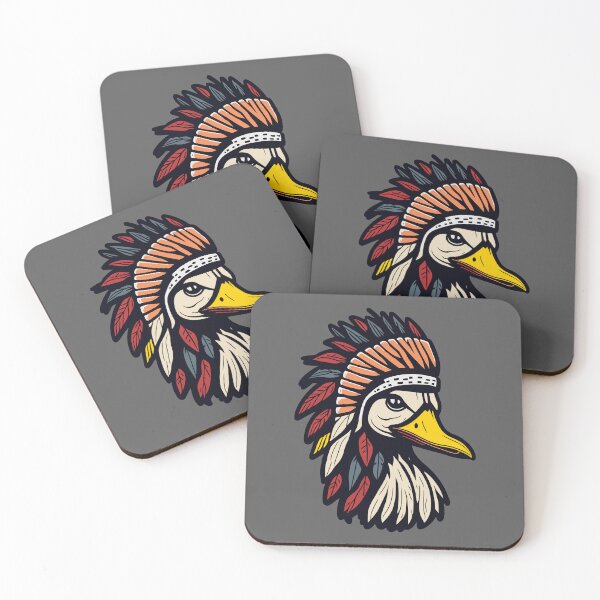 Item preview, Duck in Native American attire designed and sold by TirrellColister.
