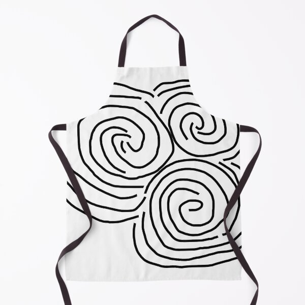 Item preview, Celtic Spiral Irish Roots Black Line Drawing Newgrange designed and sold by ellenhenry.