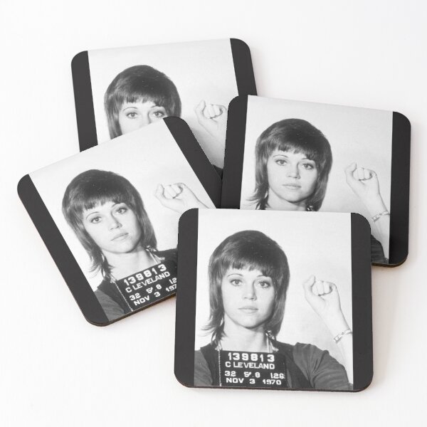 Item preview, Jane Fonda Mug Shot  designed and sold by MartinCollet.