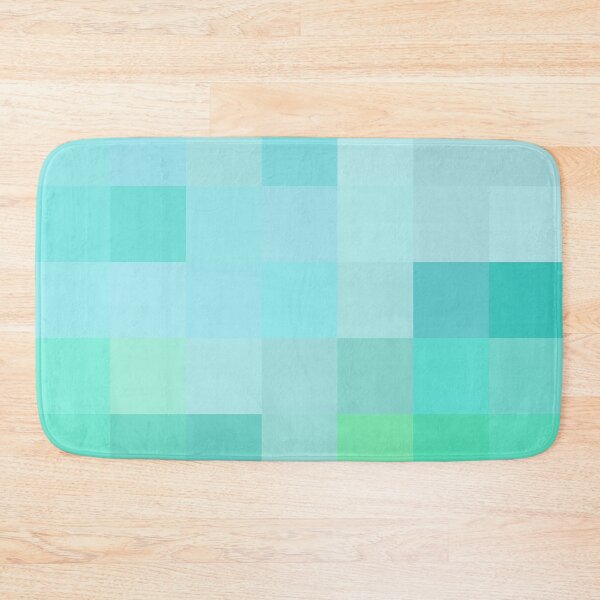 Item preview, Coastal Colors Beach House Décor Squares Mosaic Abstract Ocean 3 of 4 designed and sold by Beachy.