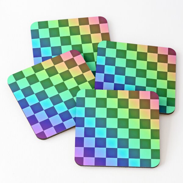 Item preview, Rainbow Chessboard: A Kaleidoscope of Color for Festivals, Colorfull chessboard, festival, rainbow, summer designed and sold by Impulsshop.
