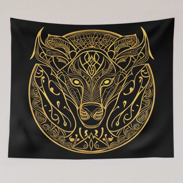 Item preview, golden goat head designed and sold by Enga6.