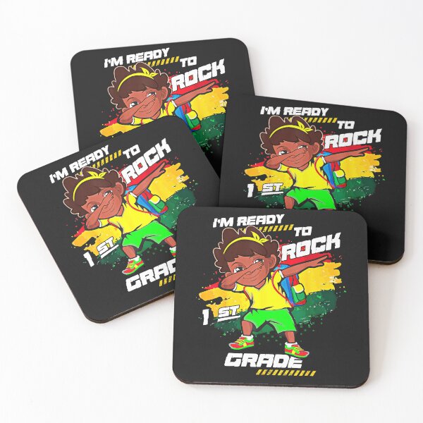Item preview, I'm Ready To Rocks 1st grade black girls Back To School designed and sold by mainana78.