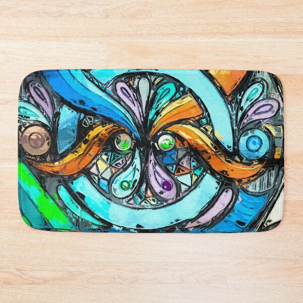 Item preview, Rainbow Bull art impresion designed and sold by Family4 Art Designs.