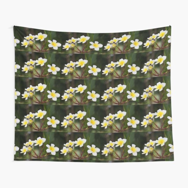 Frangipani leelawadee flowers Tapestry