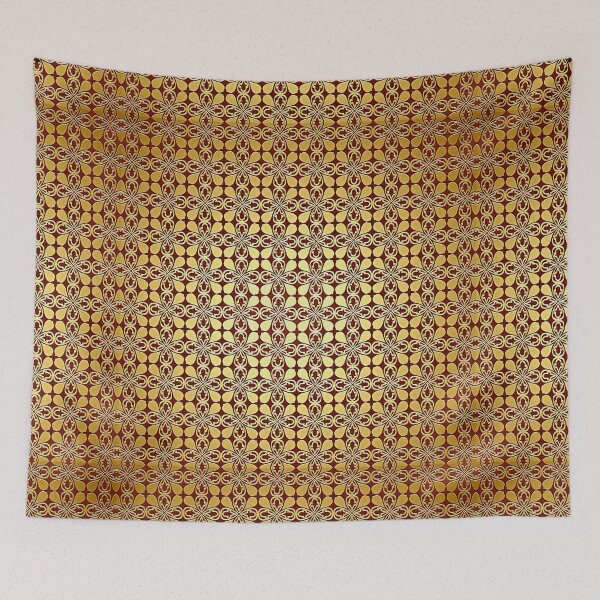 Item preview, Persian art seamless pattern with brown borders. designed and sold by Vicky021.
