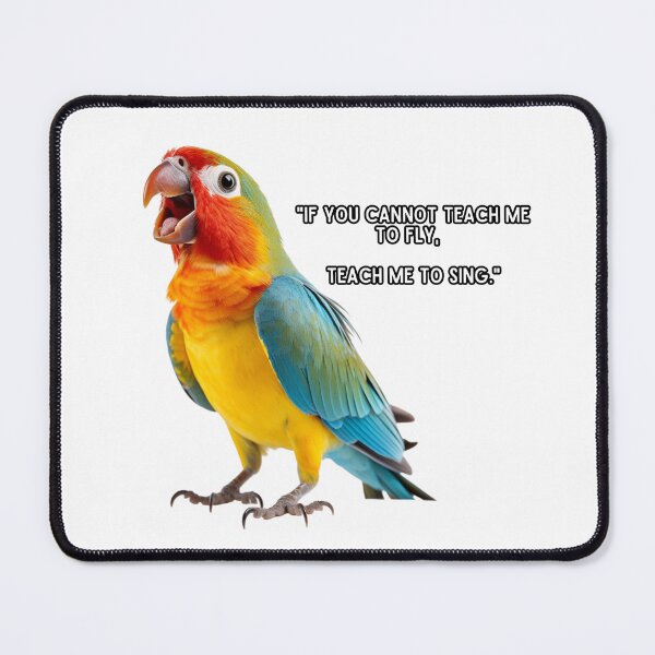 Item preview, Cute Parrot Quote designed and sold by BlueStarTH2023.