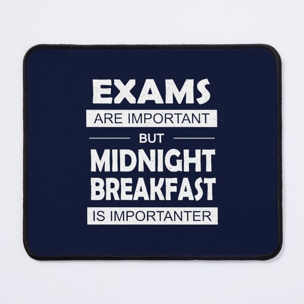 Item preview, Exams Are Important But Midnight Breakfast Is Importanter, bear in the blue house, cute, kawaii, tum designed and sold by phipho2.
