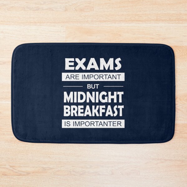 Item preview, Exams Are Important But Midnight Breakfast Is Importanter, bear in the blue house, cute, kawaii, tum designed and sold by phipho2.