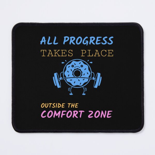 Item preview, All Progress Takes Place Outside The Comfort Zone Dark designed and sold by Rodayna Elnaggar.