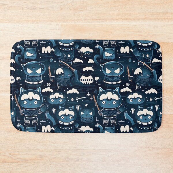Item preview, mischievous cat pattern designed and sold by treasure-vi.